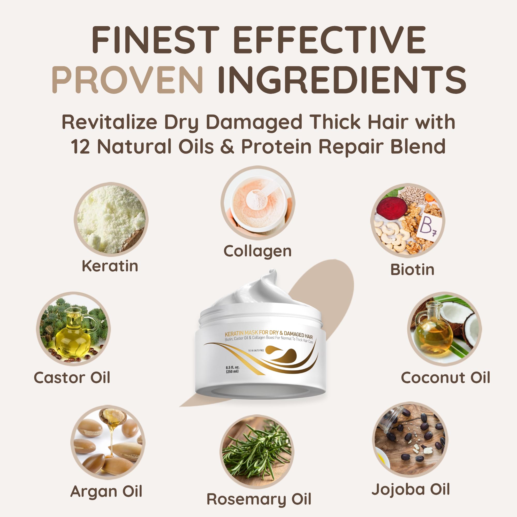 VITAMINS hair cosmetics shine after wash showing silky, manageable strands.
