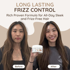 VITAMINS Hair Cosmetics Keratin Leave-In pump shows easy application and balanced hydration.