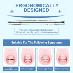 VITASY curved toenail corrector for gentle realignment during daily wear.