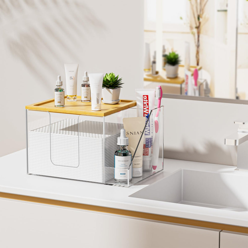 VITVITI toothbrush-compartment towel box keeps daily routines tidy and within reach.