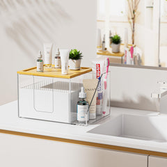 VITVITI toothbrush-compartment towel box keeps daily routines tidy and within reach.