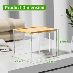 VITVITI transparent container keeps towels visible for quick daily use.