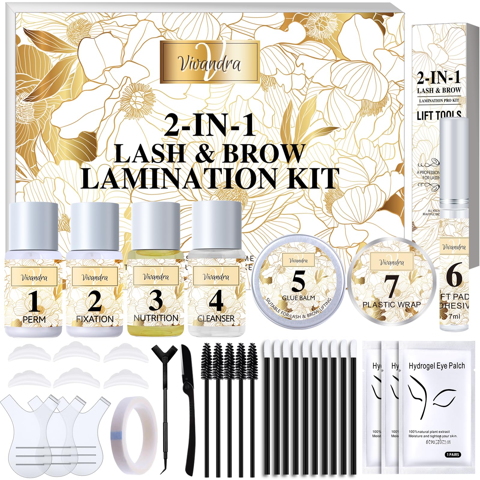 Vivandra lash lift kit cover—your at-home salon-ready packaging.