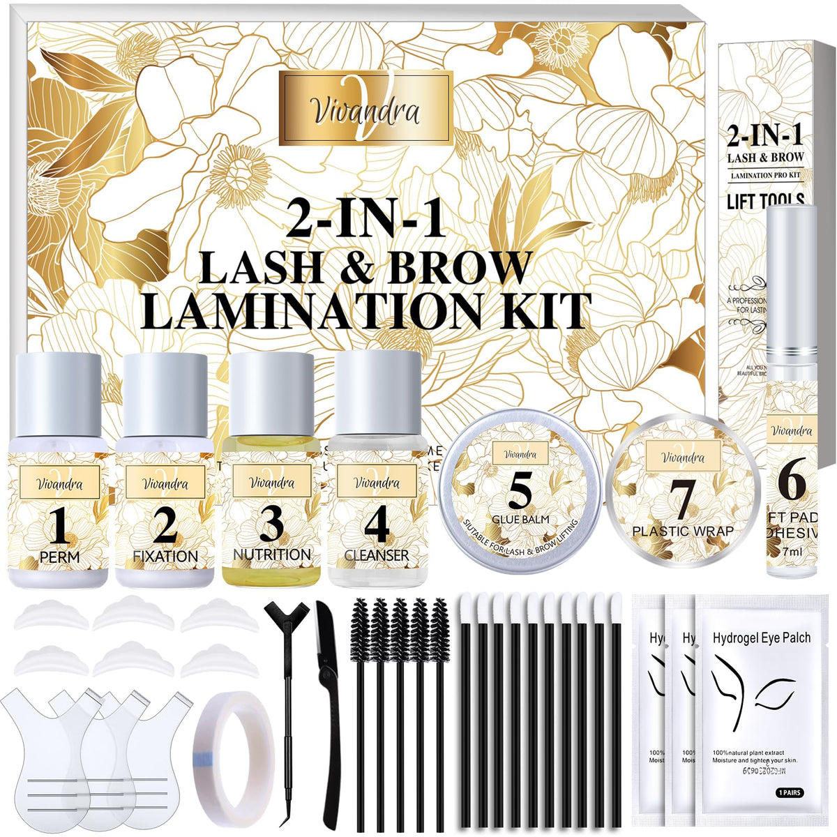 Vivandra lash lift kit cover—your at-home salon-ready packaging.