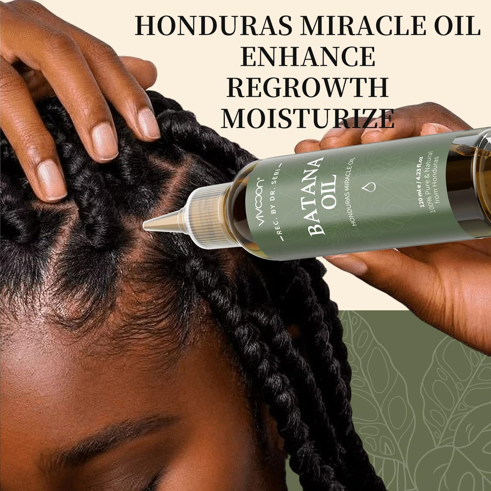Vivccon Batana Oil used as pre-wash mask for stronger hair.