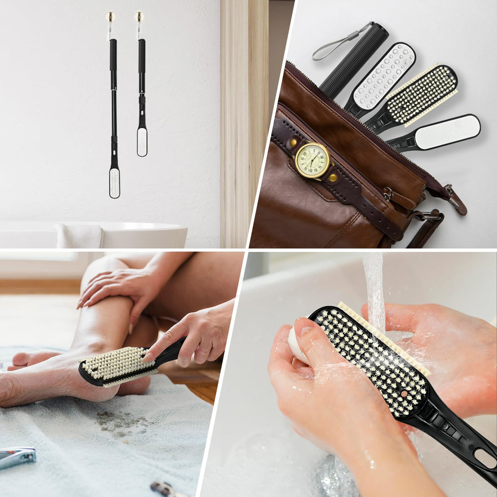 VIVEBEI foot cleaning in hotel or home bathroom for convenient refreshing toes