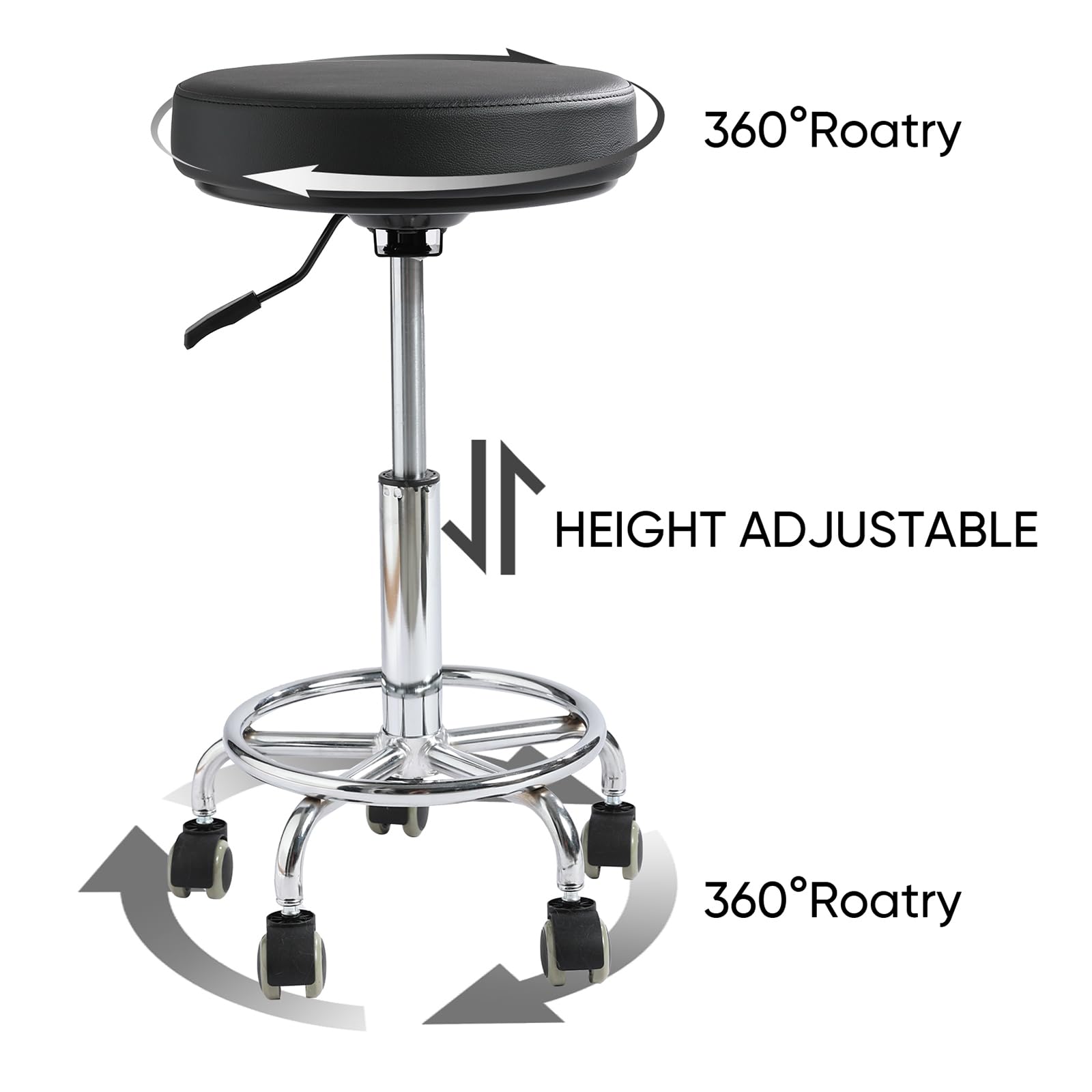 Ajuste de altura ergonómico de Viviange para mayor comodidad durante tareas.