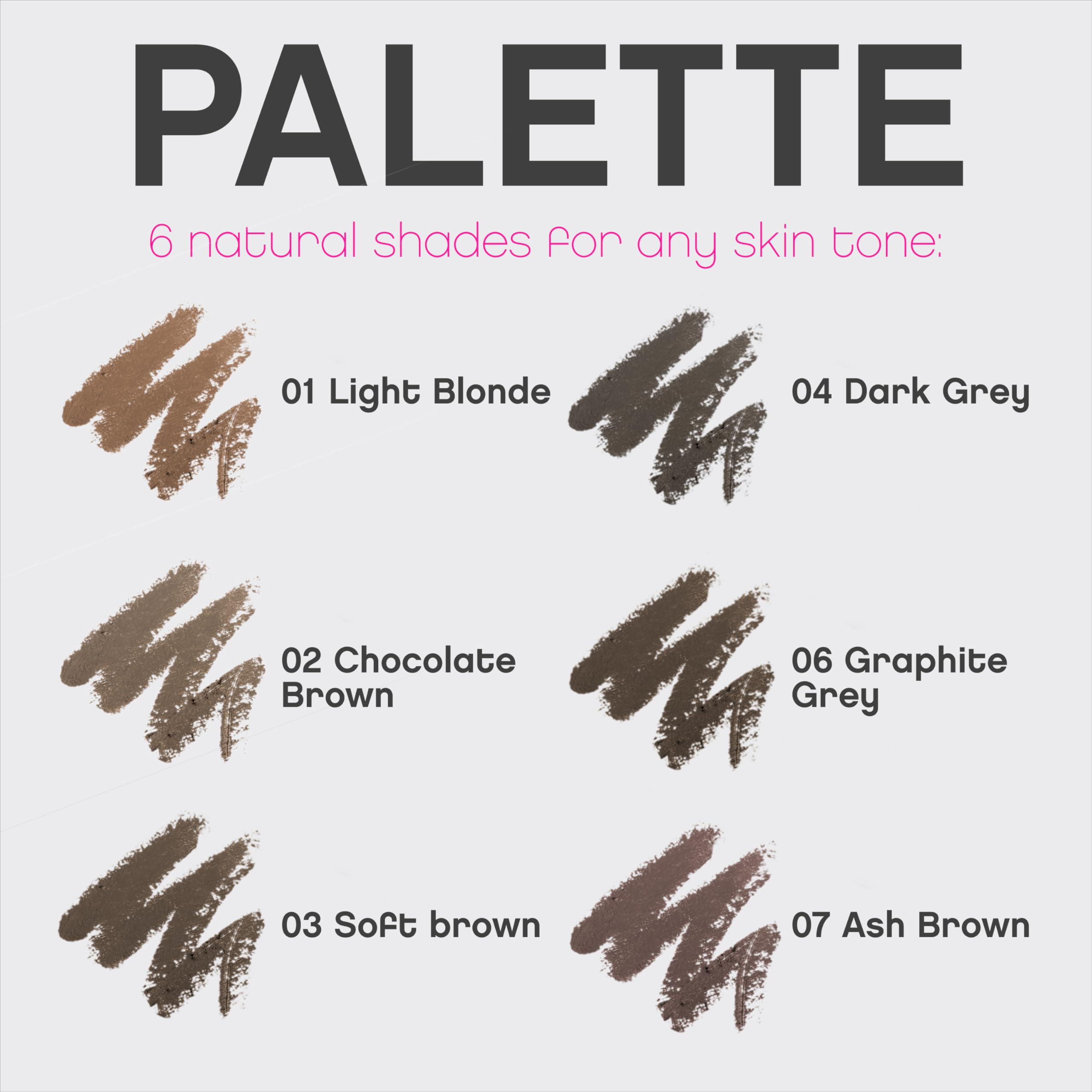 Vivienne Sabó Brow Arcade longwear finish resists smudging throughout the day