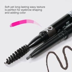 Vivienne Sabó Brow Arcade shade 04 swatch for cool-toned brows