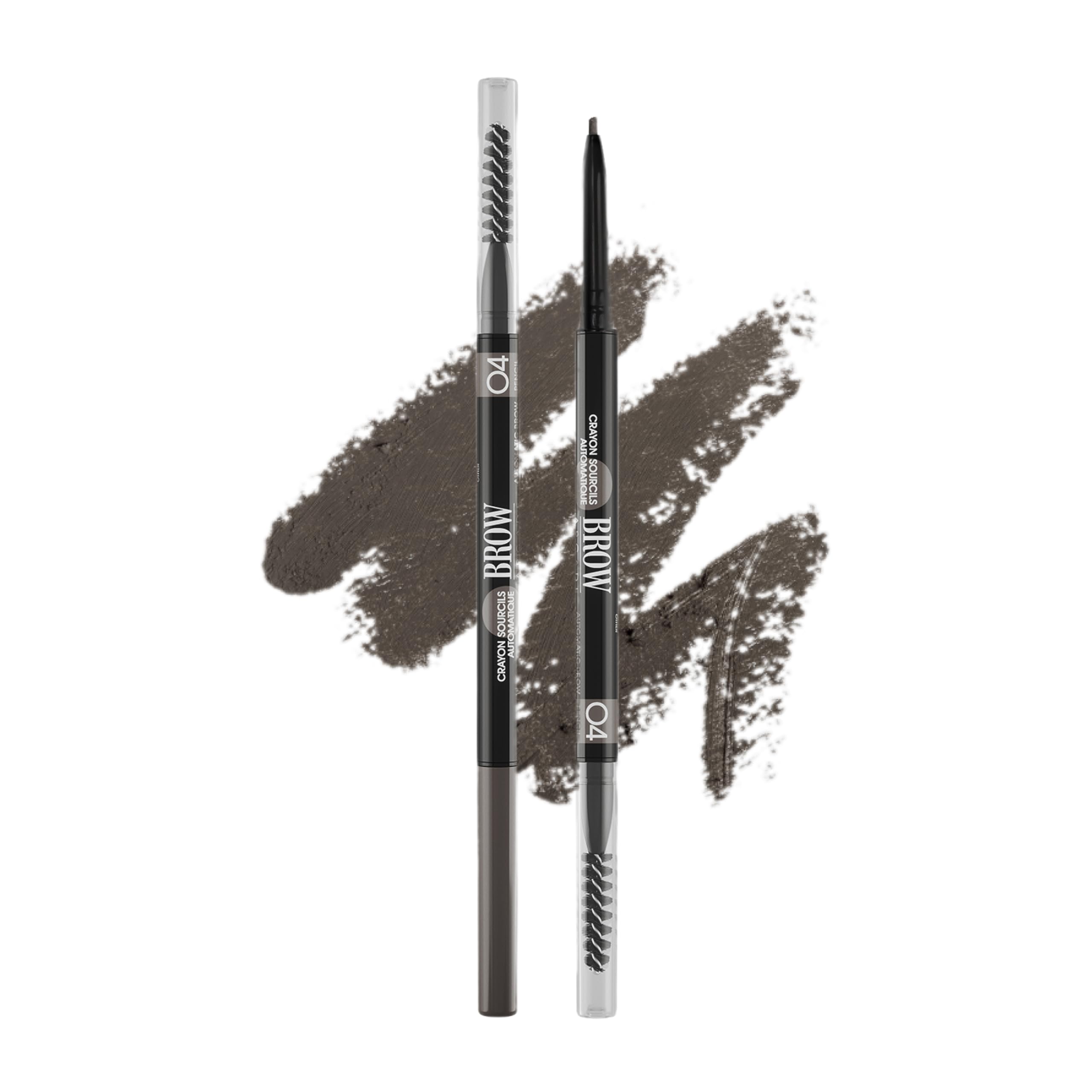 Vivienne Sabó Brow Arcade pencil tip close-up showing natural hair-like strokes