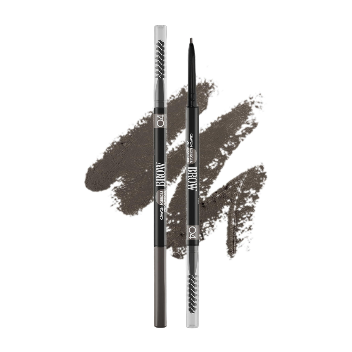 Vivienne Sabó Brow Arcade pencil tip close-up showing natural hair-like strokes