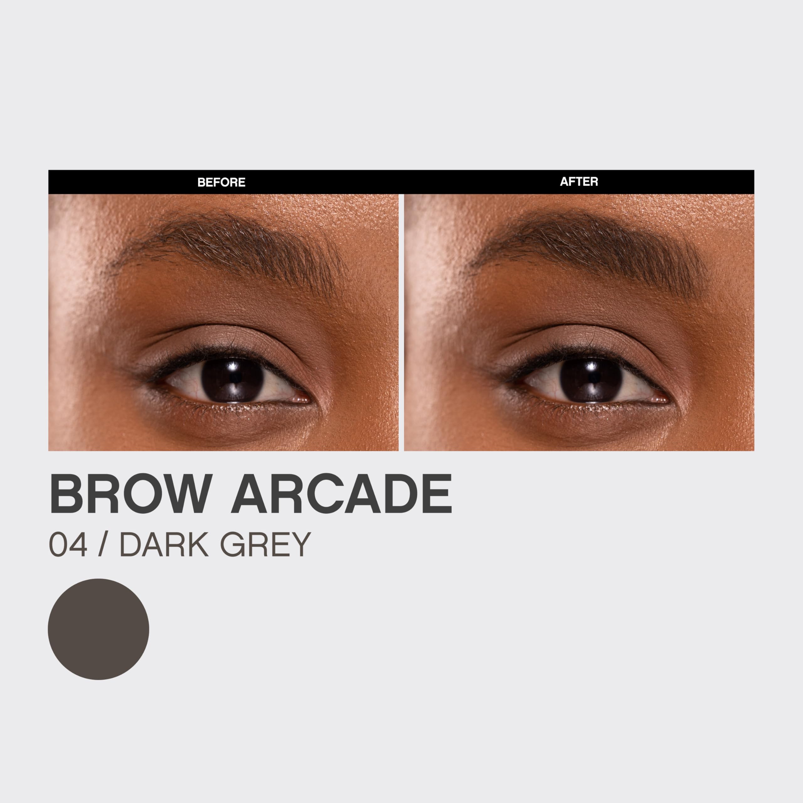 Vivienne Sabó Brow Arcade wax-based formula provides lasting color