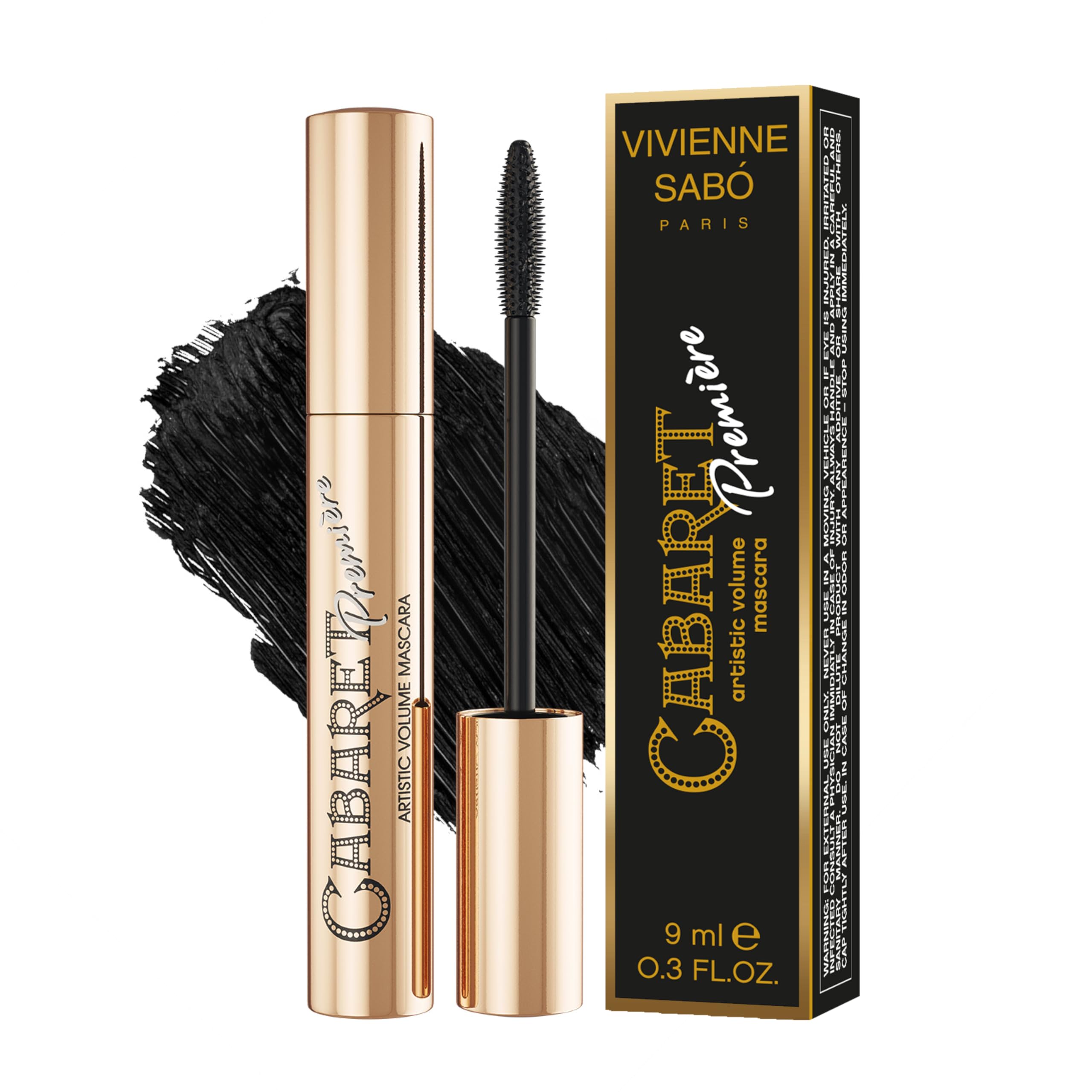 Vivienne Sabó Cabaret Premiere mascara cap close-up for premium finish
