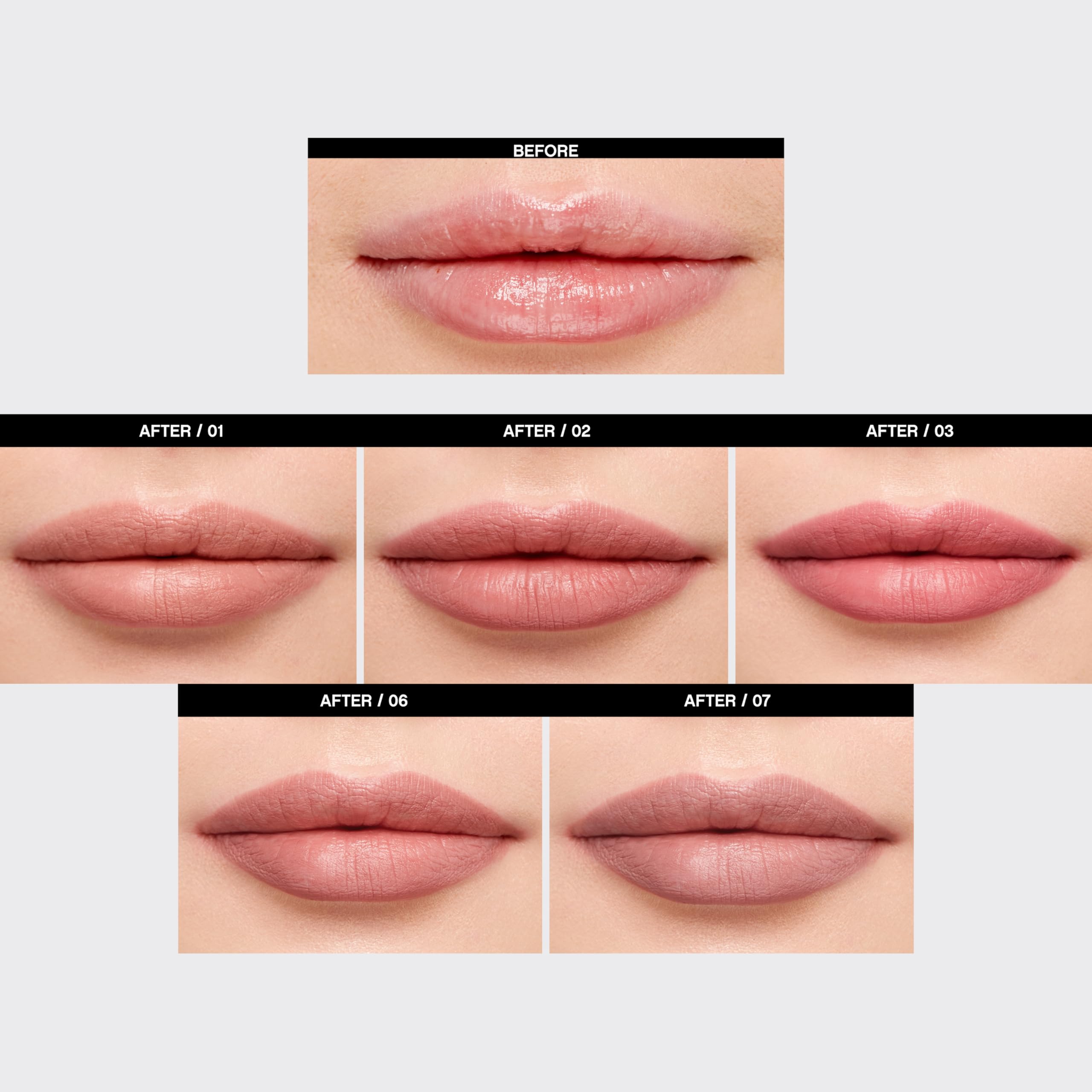 Vivienne Sabó Gel Lipliner used as base under lipstick for enhanced longevity.