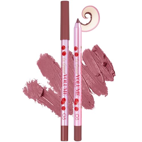 Vivienne Sabó Gel Lipliner Le Grand Volume cool nude application shot for precise lip definition.
