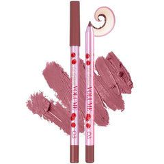 Vivienne Sabó Gel Lipliner Le Grand Volume cool nude application shot for precise lip definition.