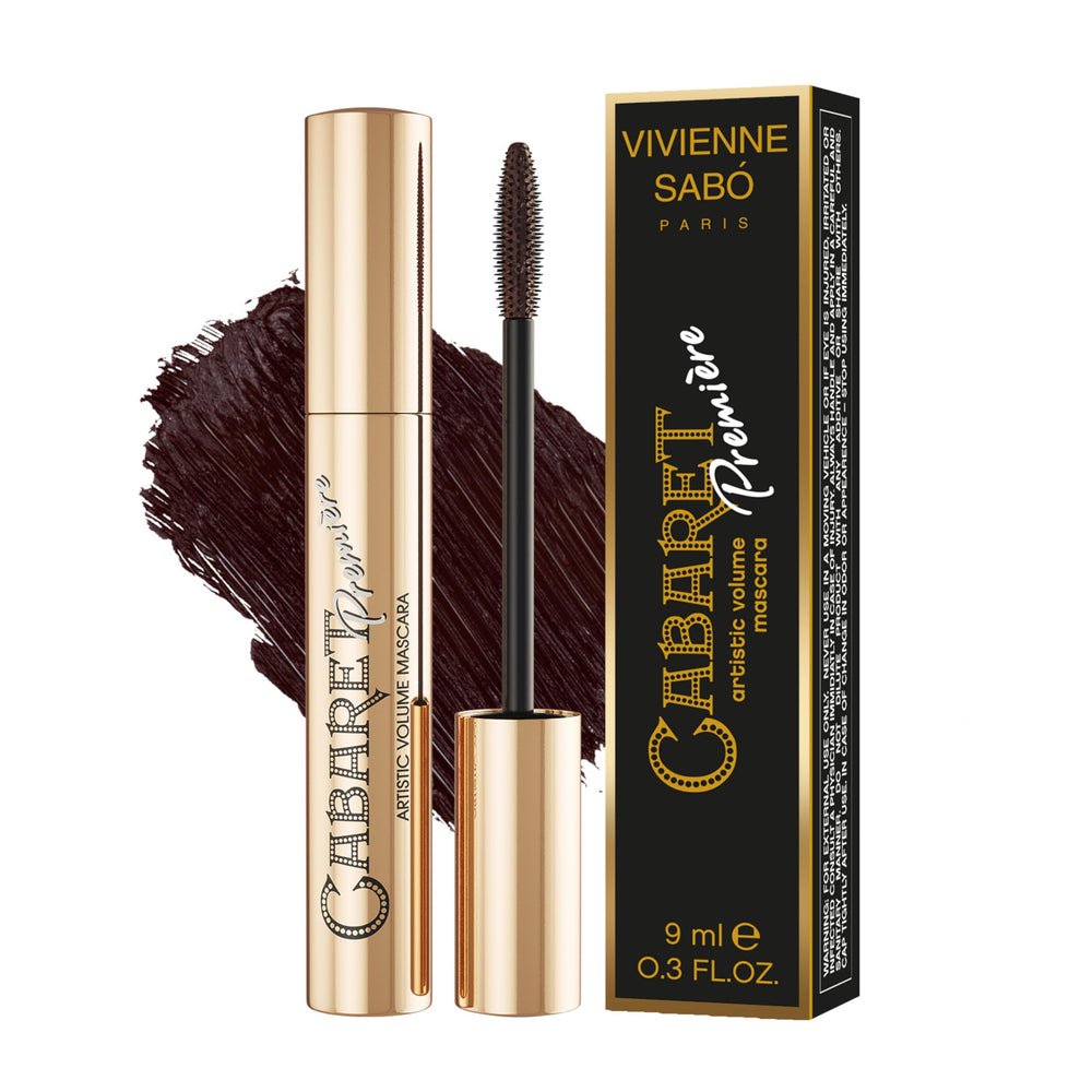 Vivienne Sabó Cabaret Premiere Brown Mascara wand coats lashes with precise definition