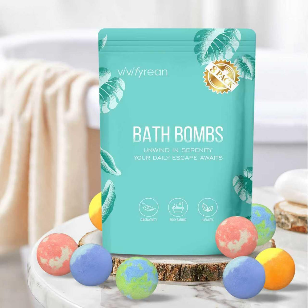 Vivifyrean bath bombs natural ingredients moisturize and soothe skin