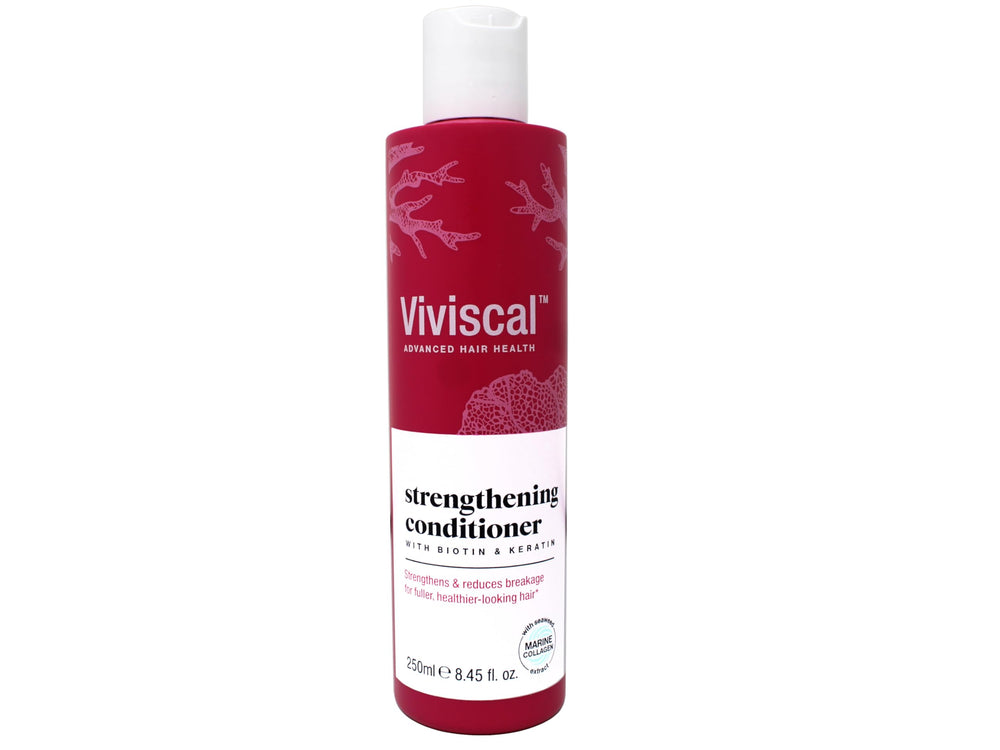 Viviscal Eucalyptus elements in image suggest refreshing scalp care.