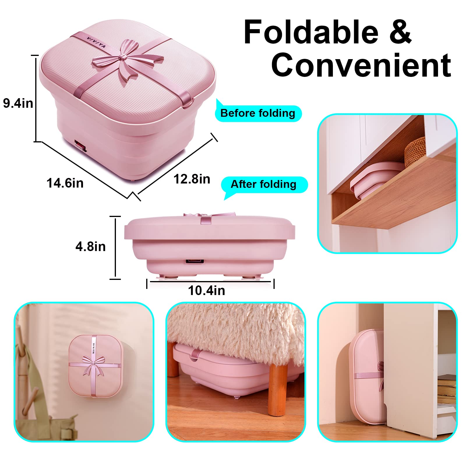 VIVIYA safety features and elegant design make this a thoughtful gift for pampering.