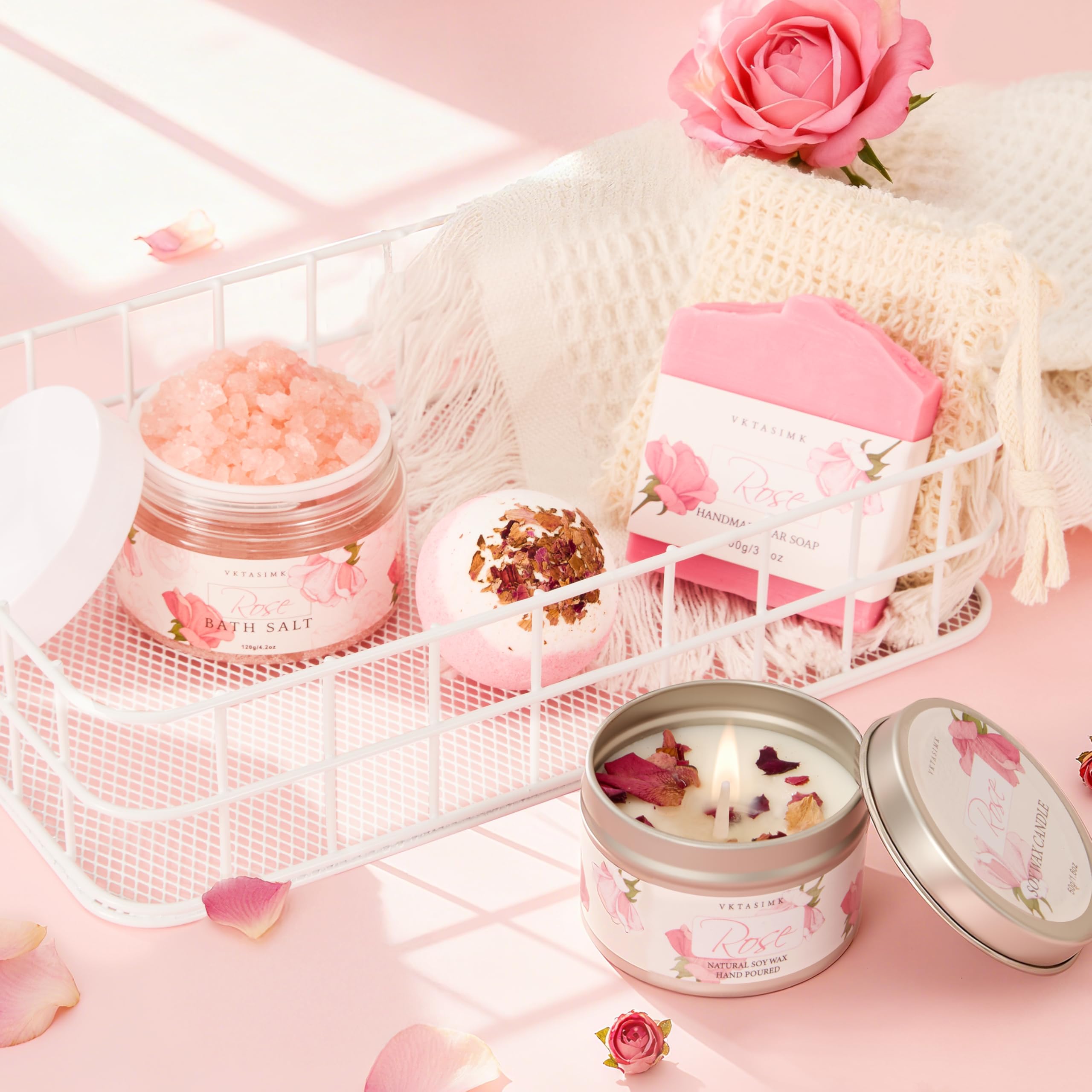 VKTASIMK Bath Bombs Lip Balm: indulgent fizz and lip care combo.