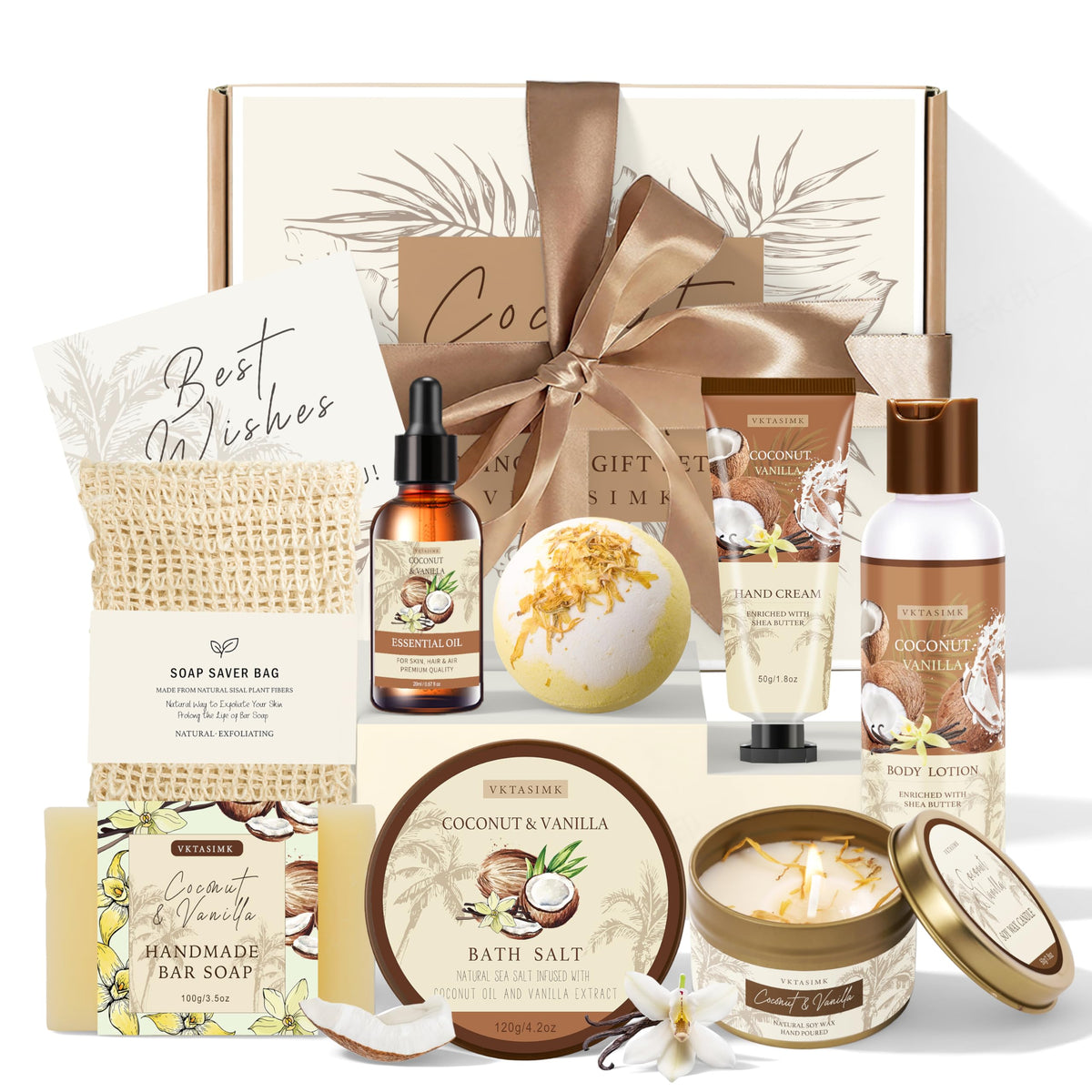 VKTASIMK gifts-for-women birthday box with spa set for self-care