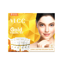 VLCC Natural Sciences Gold Facial Kit pack shot for quick at-home spa ritual
