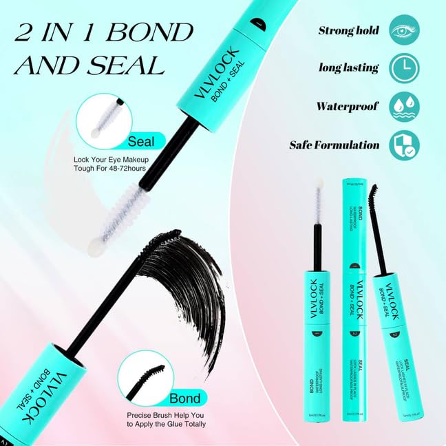 VLVLOCK Ivy Kit lash-applicator-tweezer offers precise placement during application.