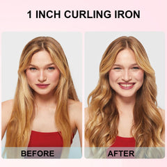 Detail of Vnina curling iron ceramic coating for even heat distribution and hair protection