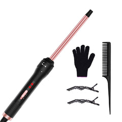 Vnina professional 1/2-inch curling iron barrel close-up for defined tiny curls.