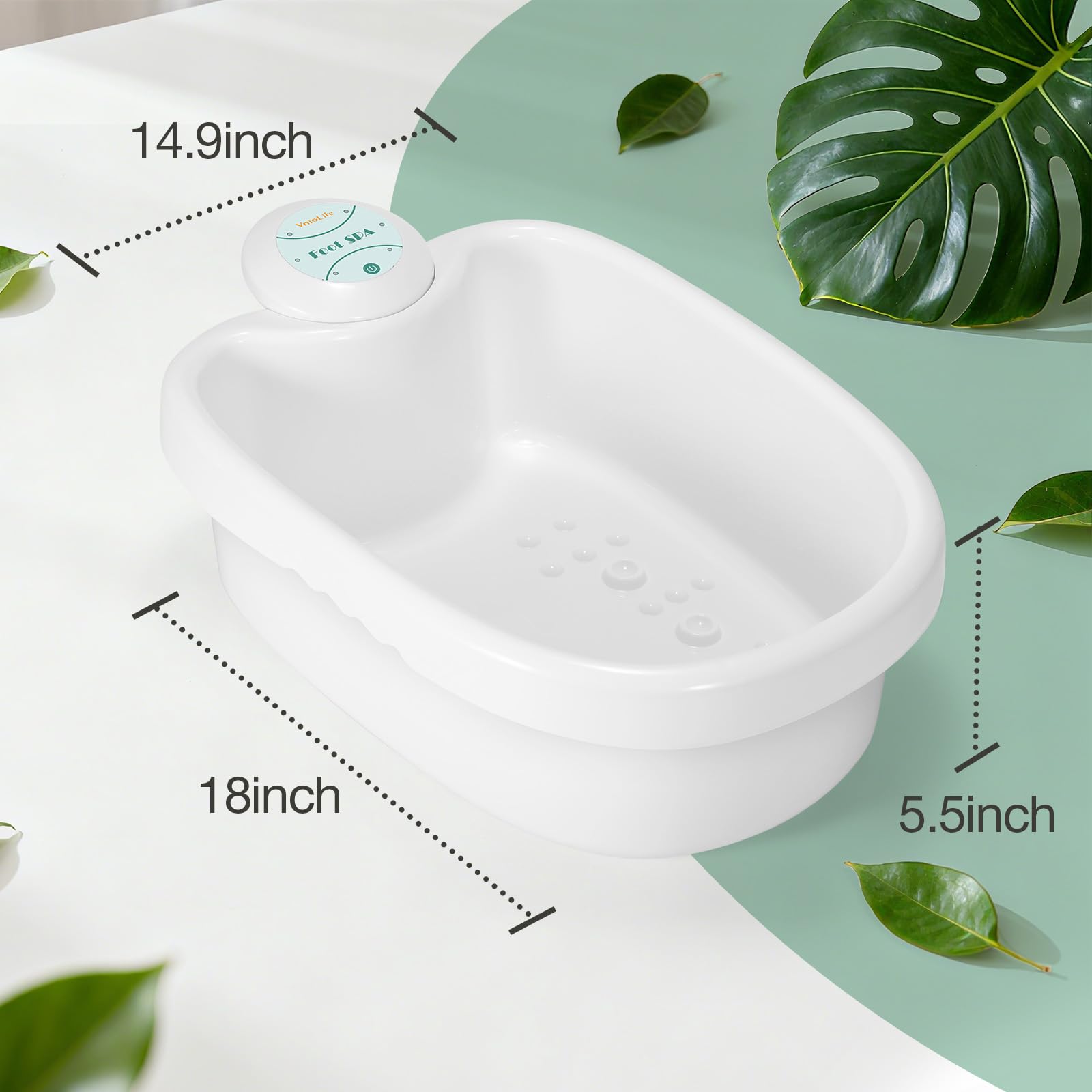 VnioLife portable ionic foot spa designed for wellness at home