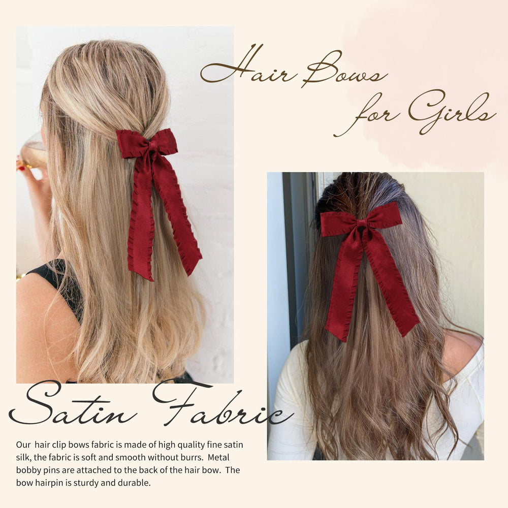 VOBOBE alligator clip-back keeps hair securely in place during activities.