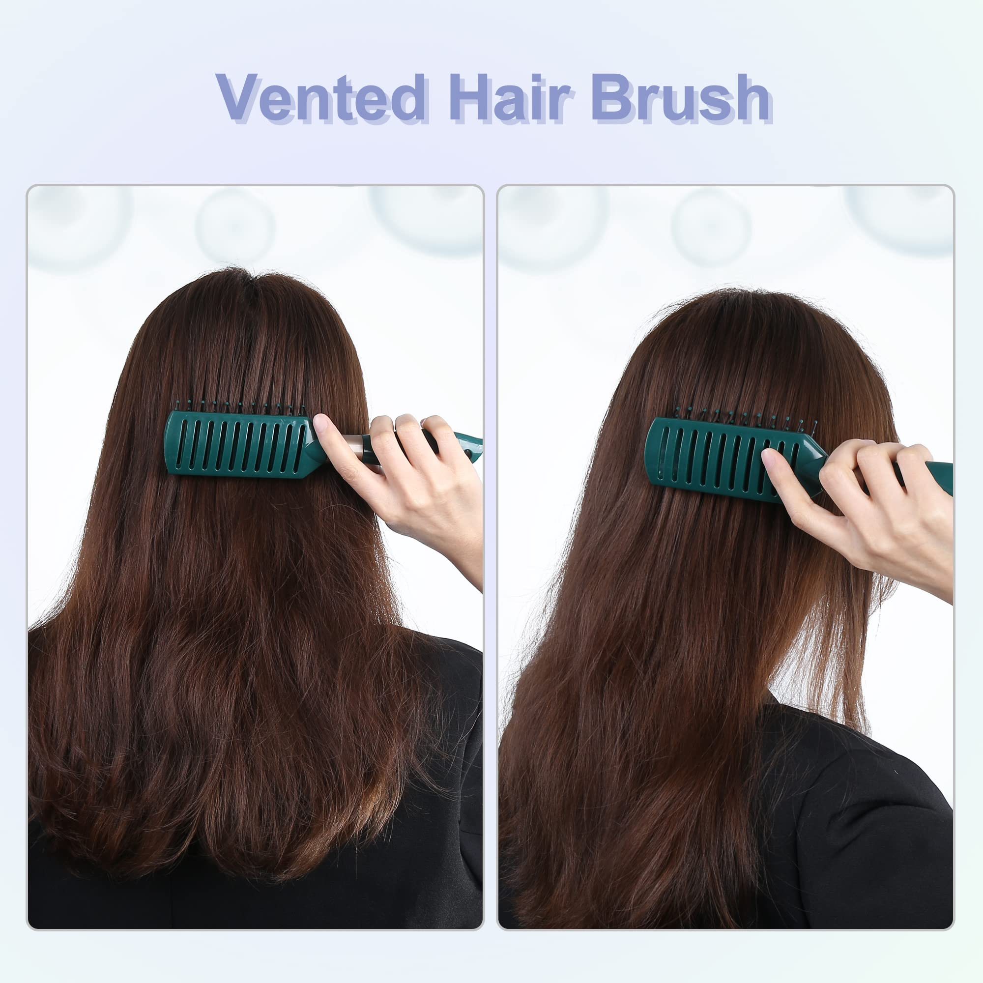 VOCOSTE vented brush soft bristles smooth cuticles for a shiny finish