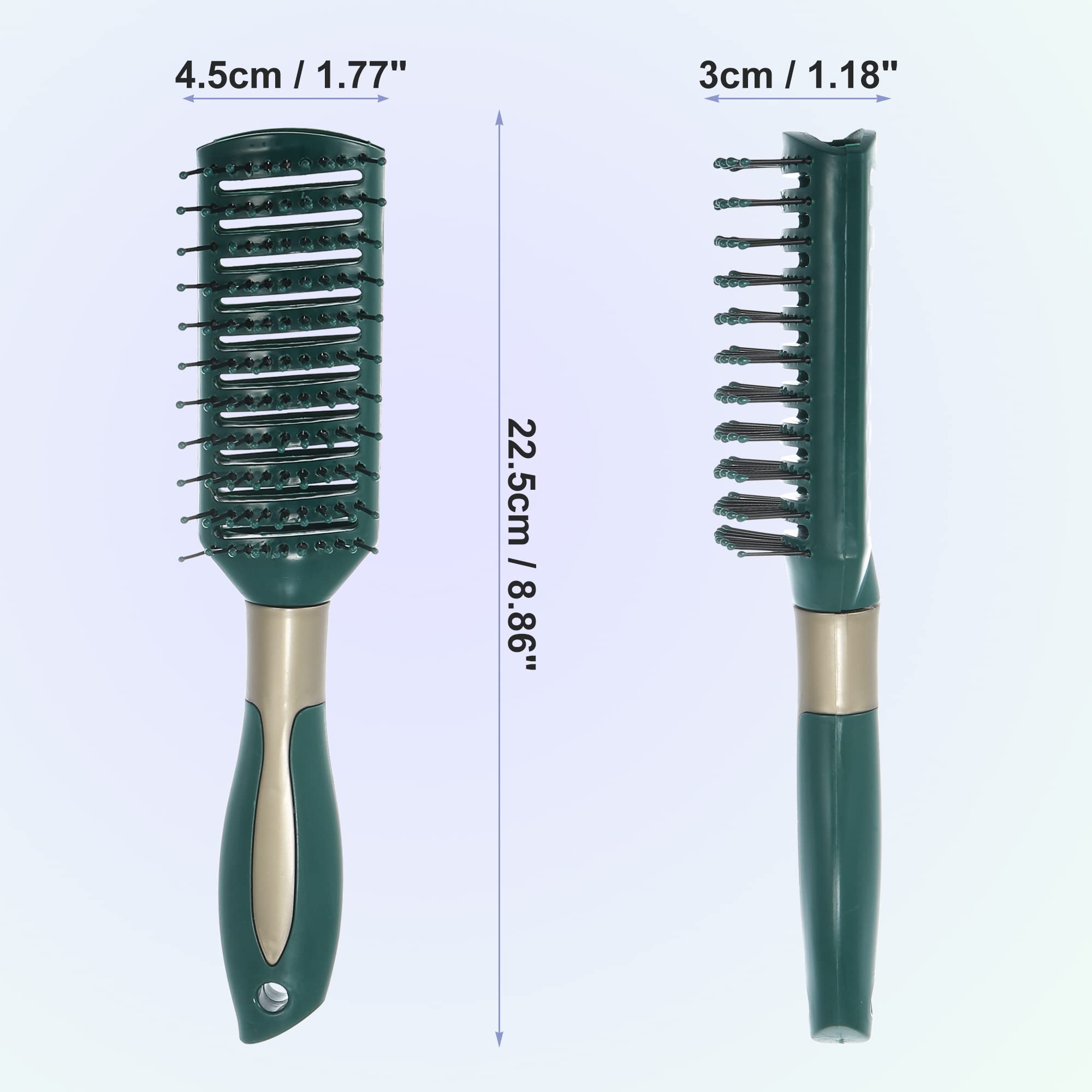 VOCOSTE vented brush ergonomic palm-fit for comfortable styling sessions