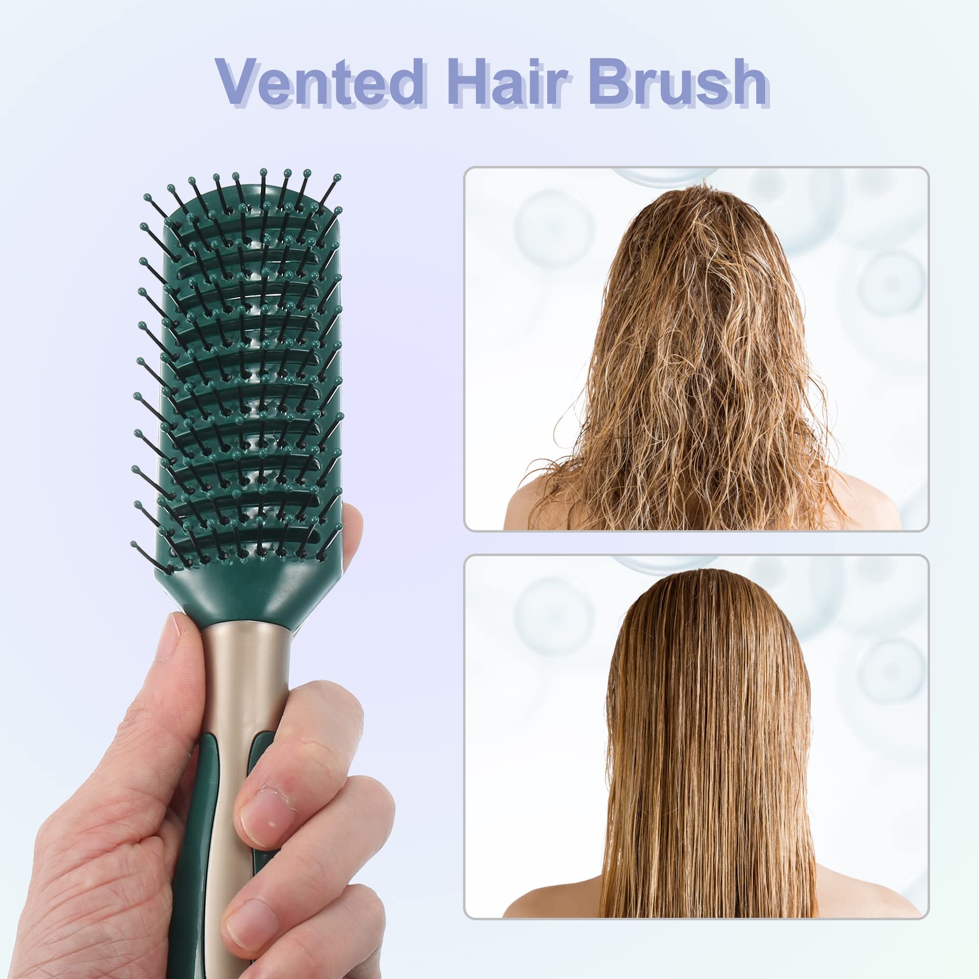 VOCOSTE vented brush knots and tangles reduced with gentle soft bristles
