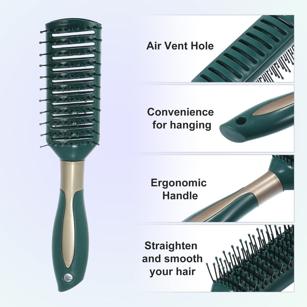 VOCOSTE vented brush works on wet and dry hair for versatile grooming