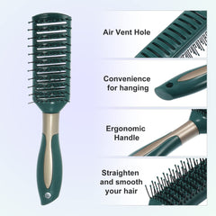 VOCOSTE vented brush works on wet and dry hair for versatile grooming