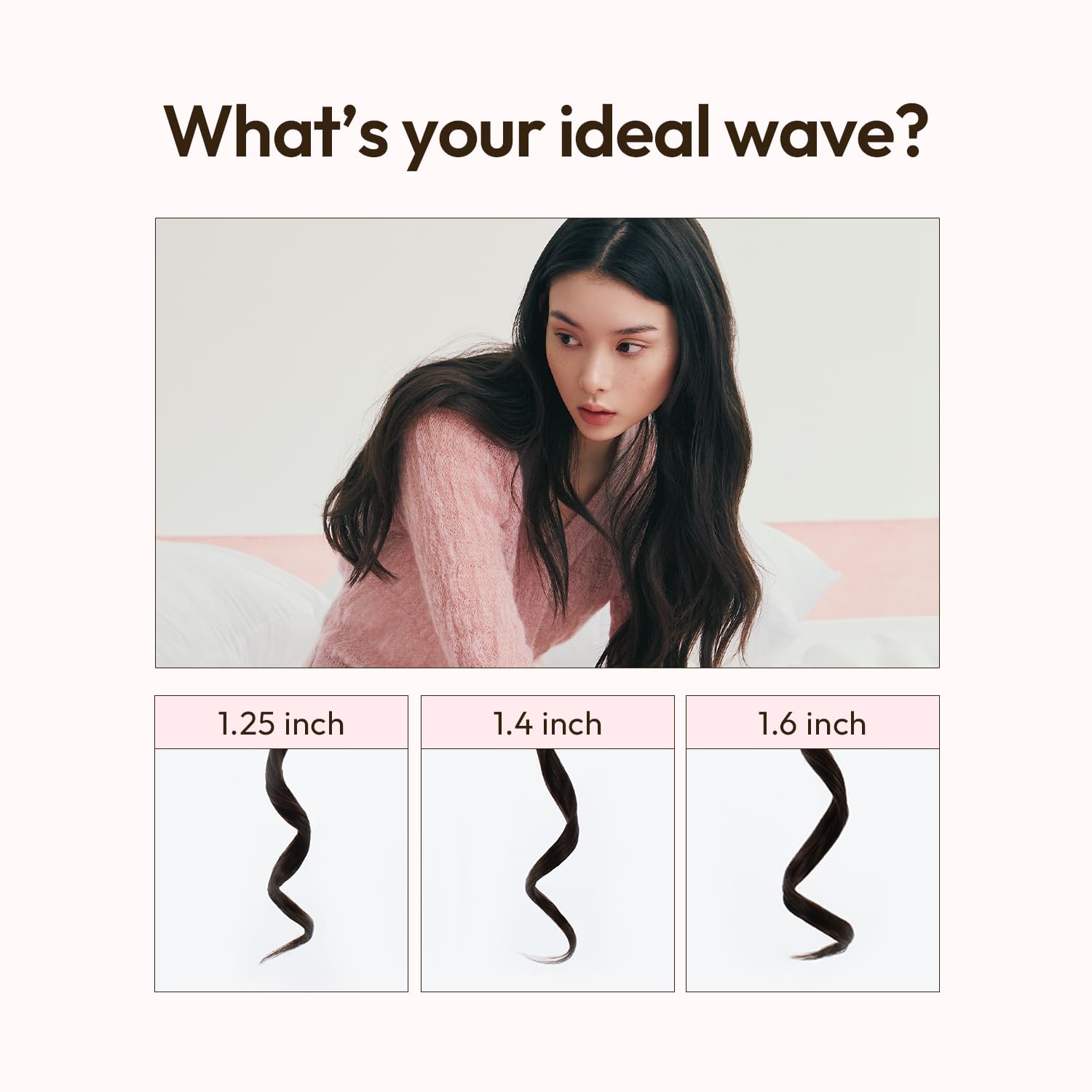 Vodana GlamWave heat settings dial demonstrates adjustable temp for versatile hair types