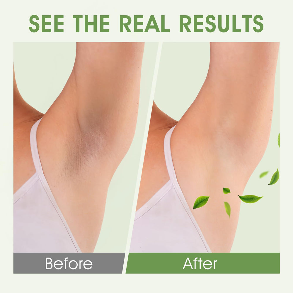 VOERUY armpit detox scrub avocado-aloe-hydration for nourished skin after exfoliation