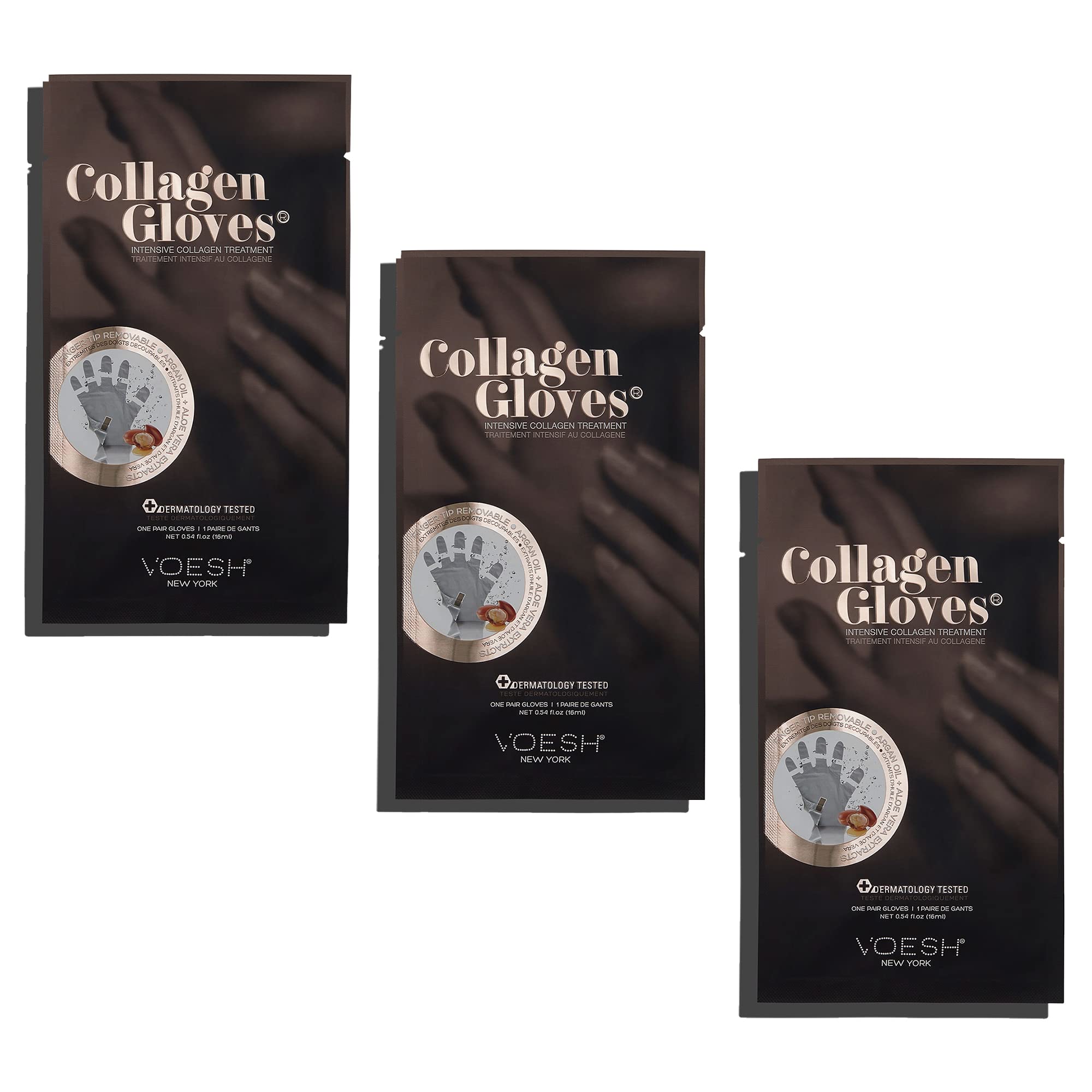 VOESH Collagen Gloves Trio vegan ingredients highlight hydration and nourishment