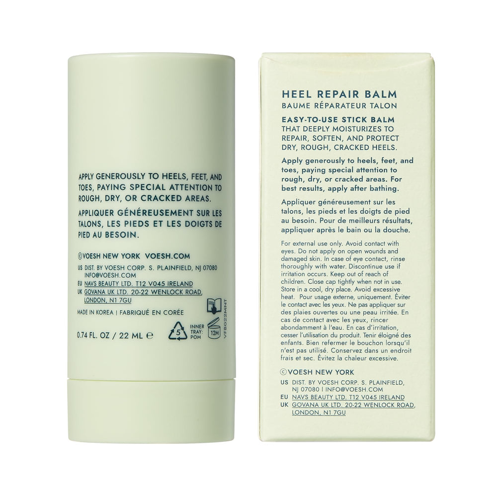 VOESH Solemate balm-stick closeup highlights portable repair for rough skin