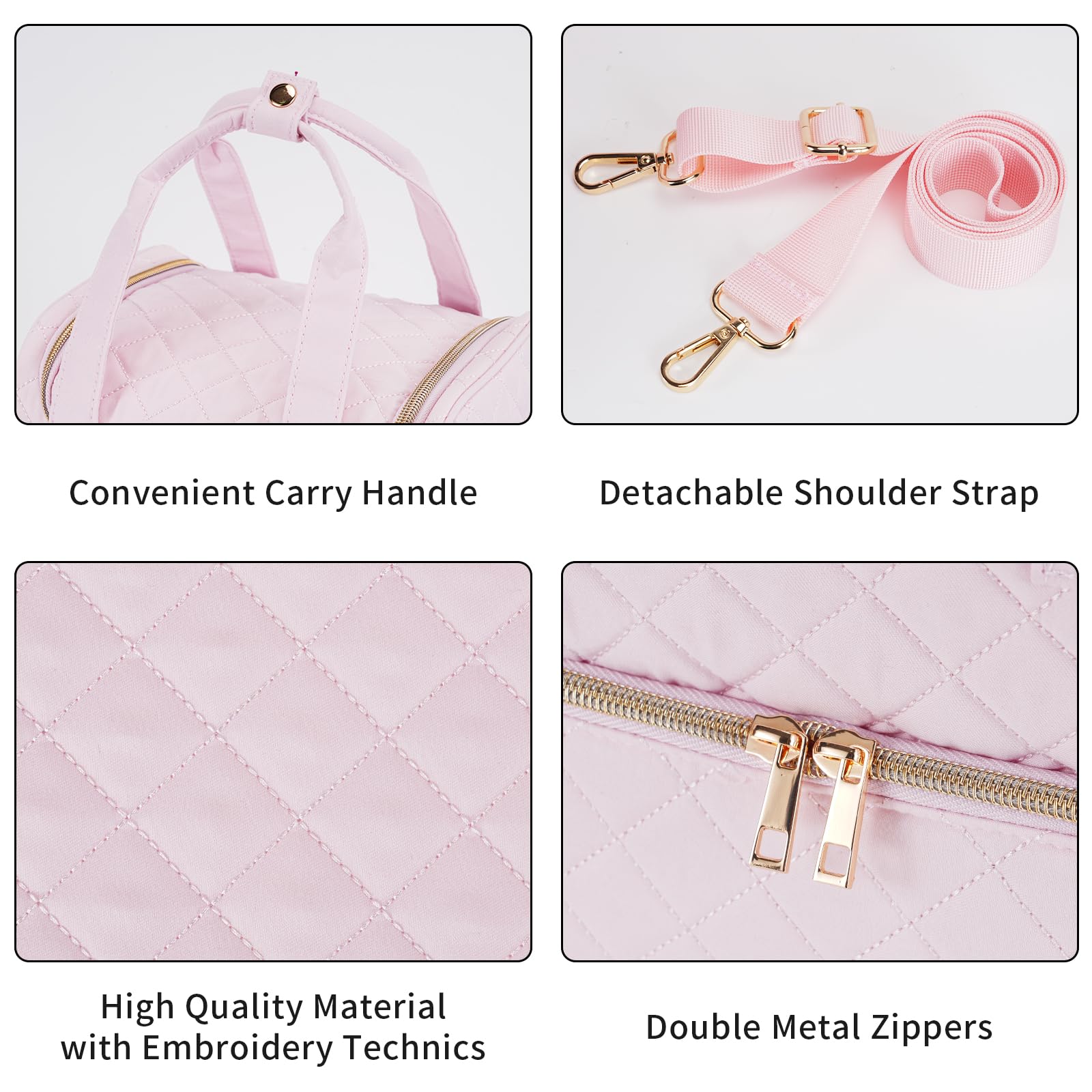 VOFIpremiAm uses peach skin upper material with polyester lining for durable, easy-to-clean storage.