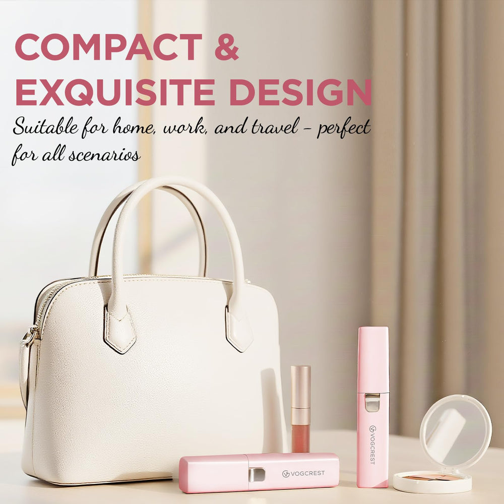 VOGCREST skin-friendly design minimizes irritation during delicate facial grooming.