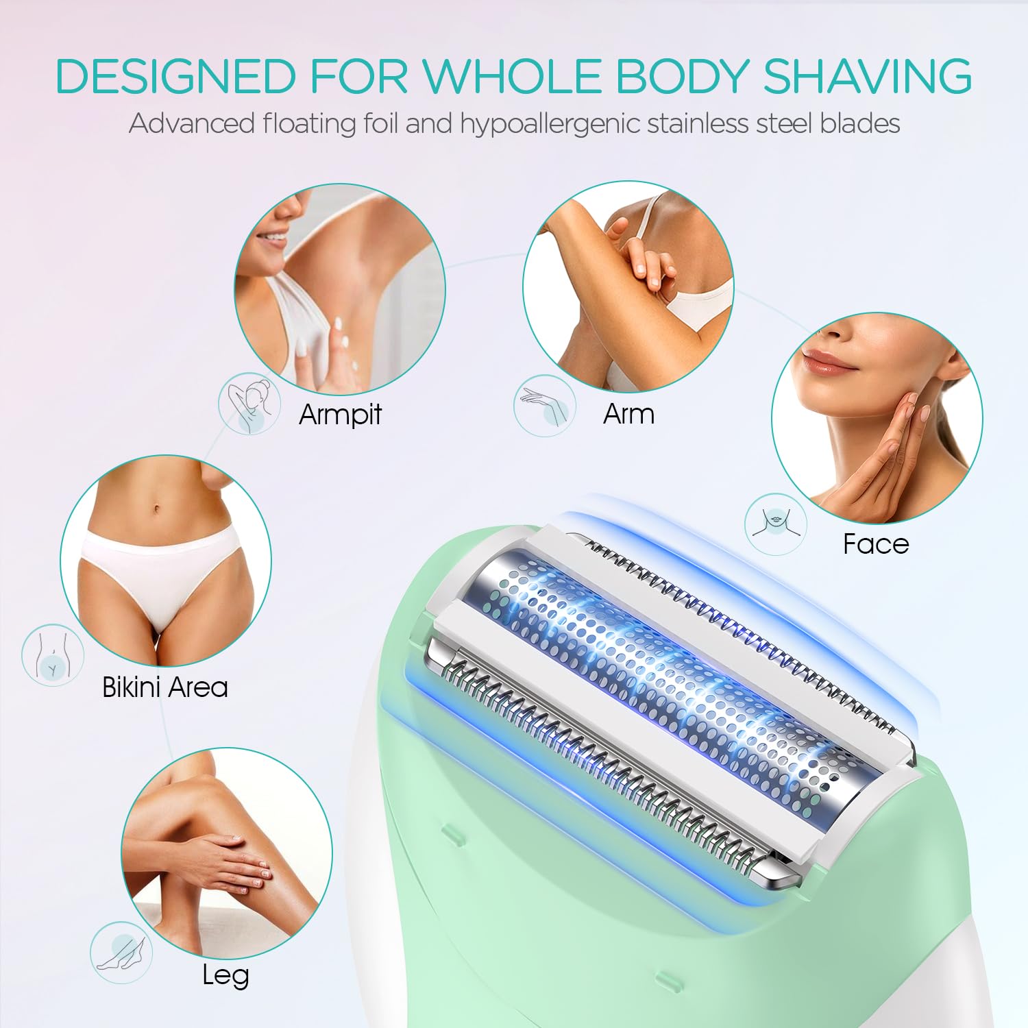 VOGOE Epilator foil shaver head for stray hairs.