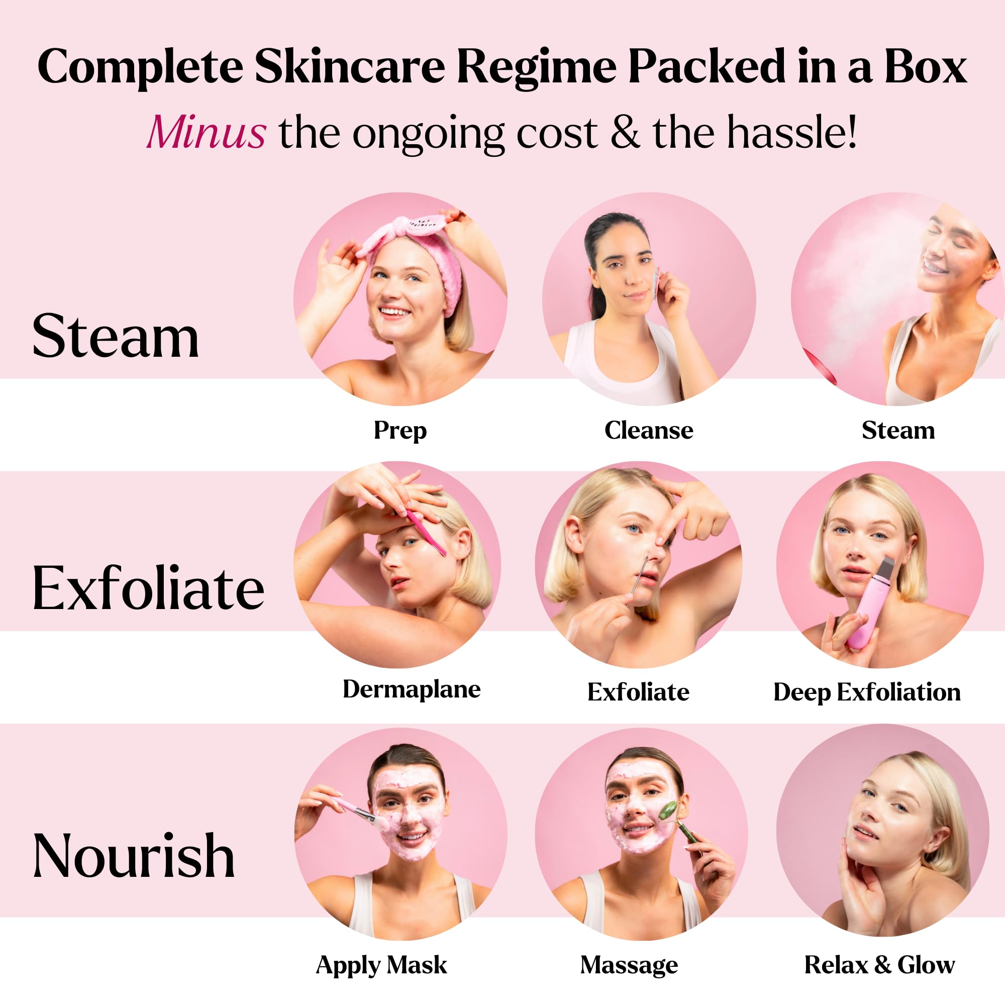 VogueNow extraction kit provides precise tools to support clear-looking pores.