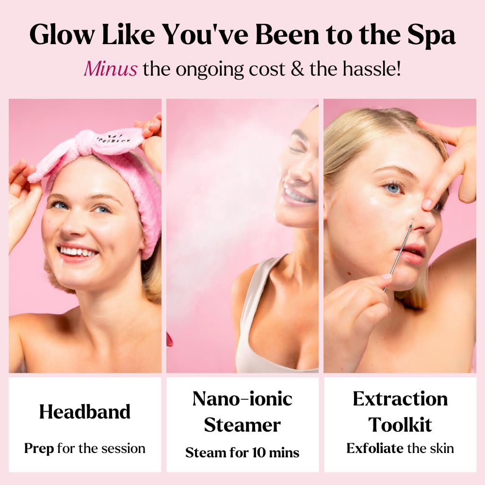 VogueNow compact steamer design for a portable home spa setup