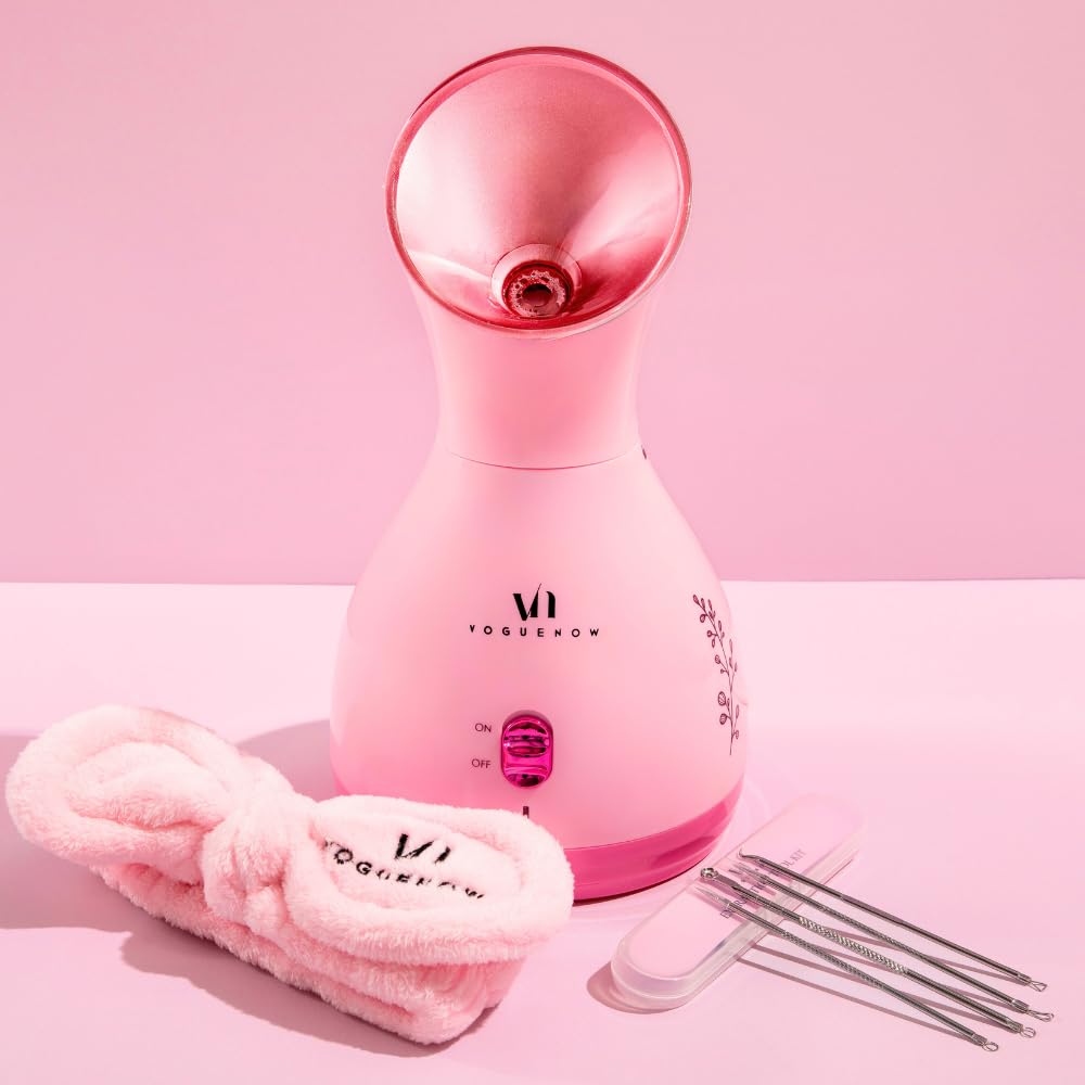 VogueNow facial steamer spa kit for at-home pampering