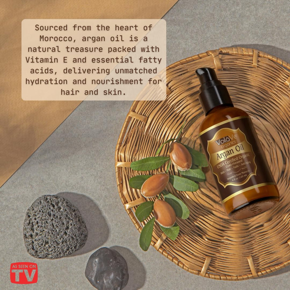 VoilaVe Argan Oil nourishes nails and cuticles for stronger hands