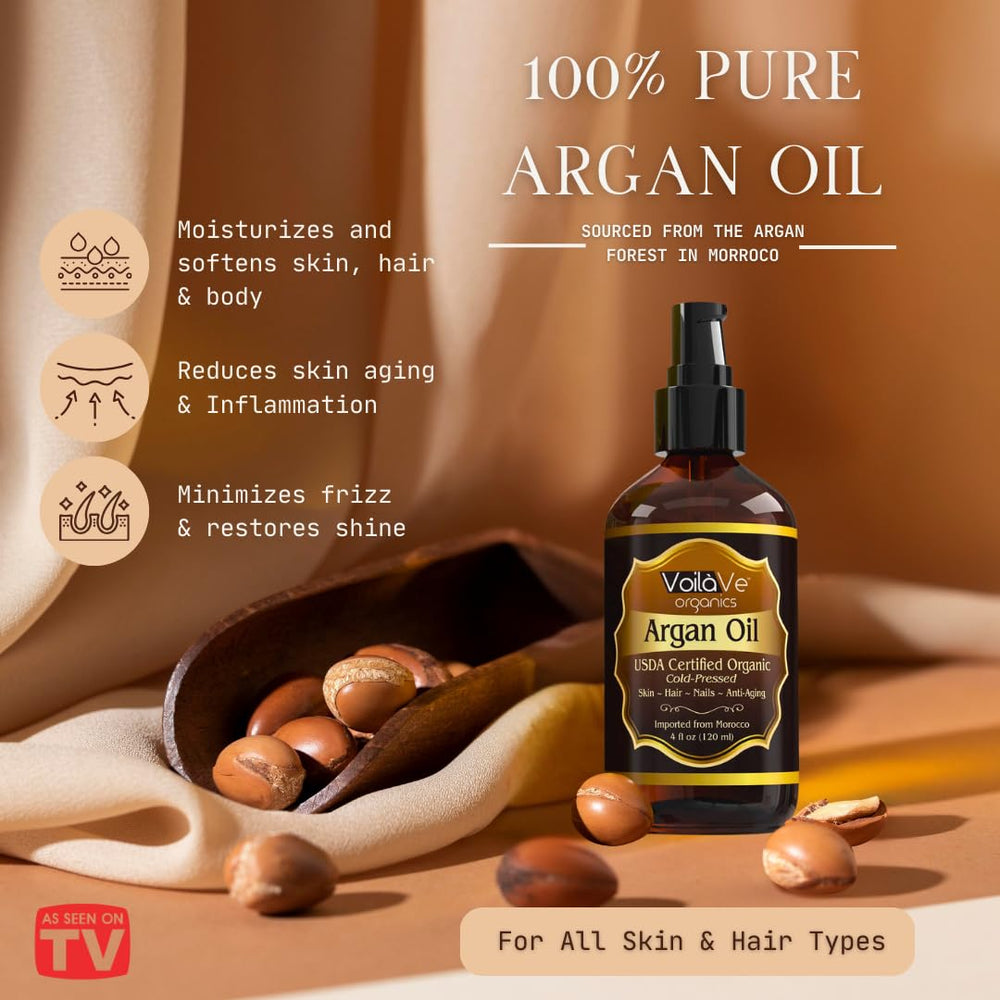 VoilaVe packaging highlights USDA Organic and ECOCERT certification for purity