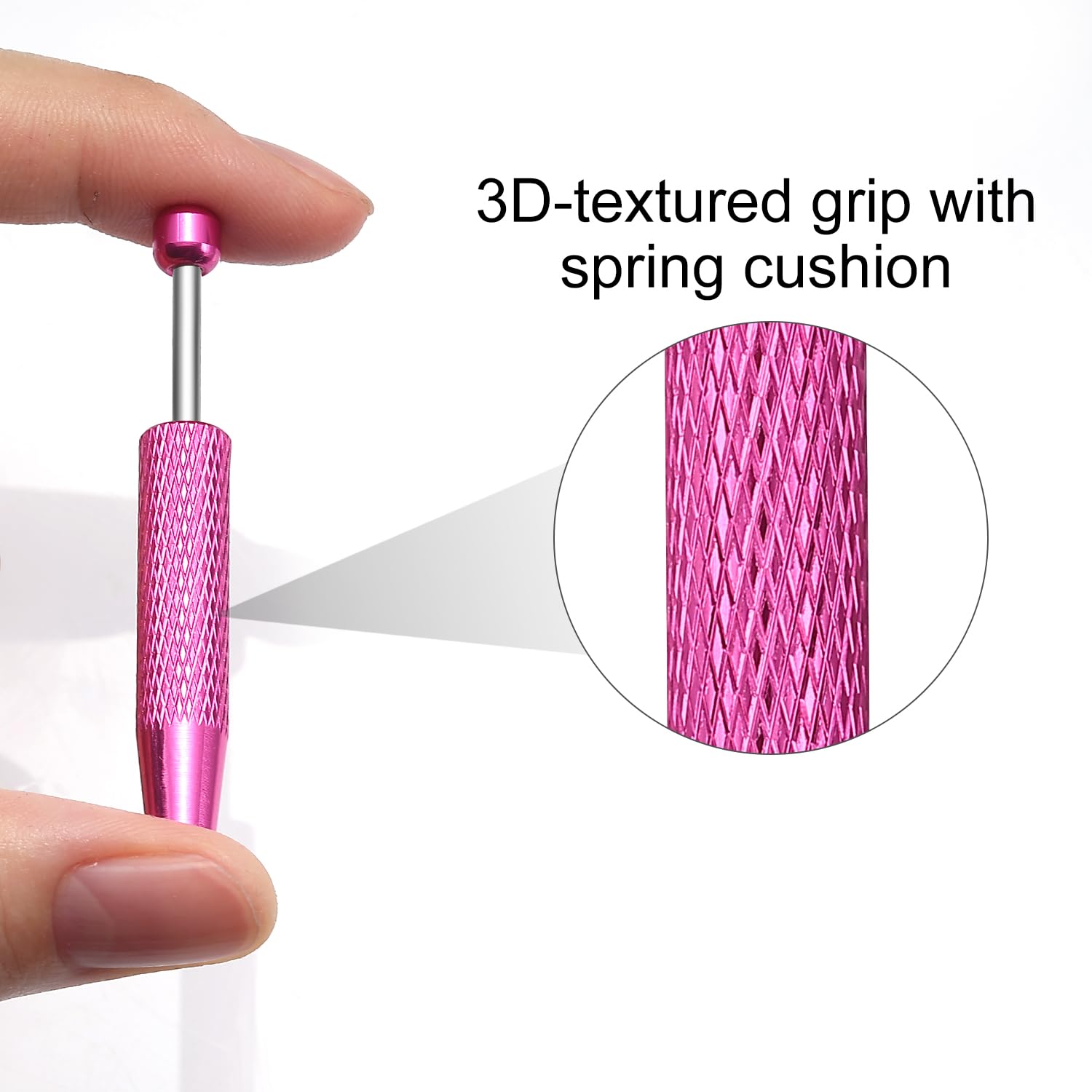 VOJO threaded insertion pins secure 16G-18G changes with precision.